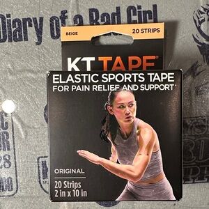 Beige Elastic Sports Tape